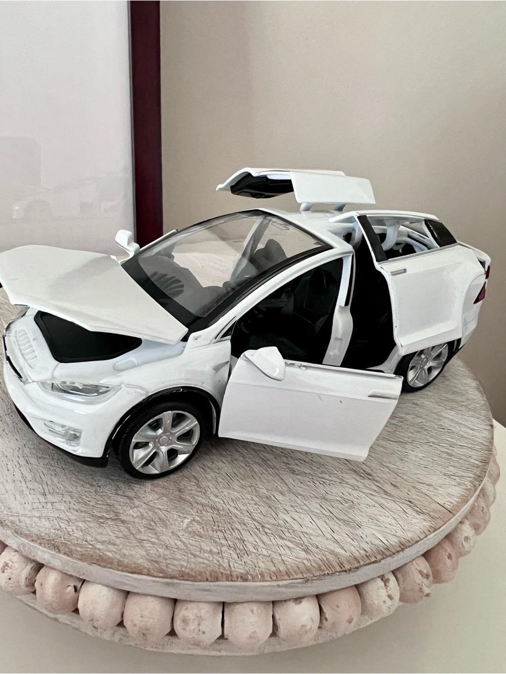 Used Tesla Model X Diecast Car Toy - White - Picture 5 of 9
